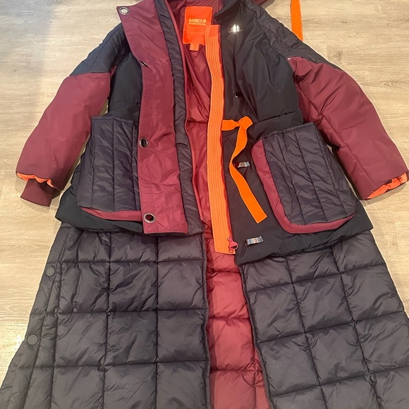 Barbour - + Roksanda Lyuba Hooded Grosgrain-trimmed Quilted Shell Parka - Black - Picture 3 of 7